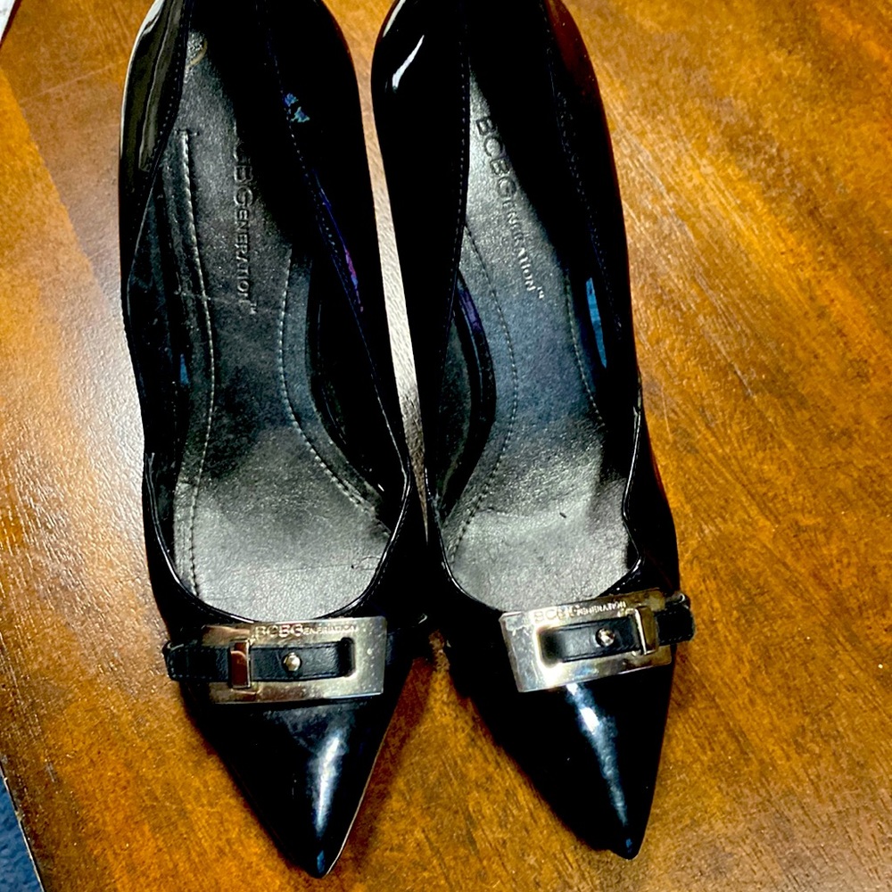 Black 4 inch heels